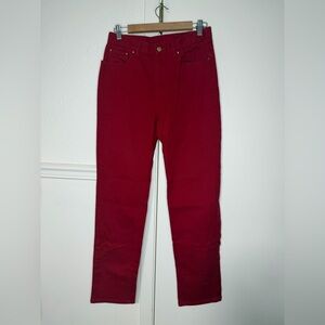 Ralph Lauren Vibrant Red Jeans size 6